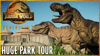 MASSIVE Park Full Of Our FAVORITE DINOSAURS | Jurassic World Evolution 2 Park Tour