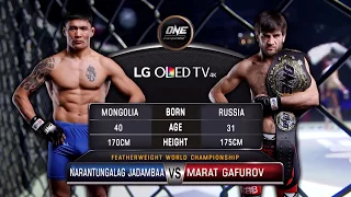 Marat "Cobra" Gafurov vs  Narantungalag Jadamba ONE Championship