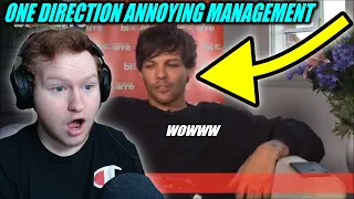 1D annoying management for 5 minutes straight REACTION!!!
