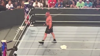 Brock Lesnar after WWE BACKLASH OFF AIR FOOTAGE!!