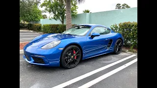 2018 Porsche 718 Cayman S - Acceleration & Sport Exhaust