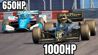 Can an 80's F1 beat a 2023 INDYCAR ?