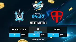 +Розыгрыш на 50к RUB (RU)  Monte vs ARCRED | BO3 | Thunderpick World Championship: EU S2