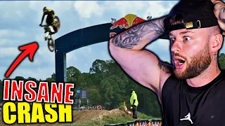 Reacting to INSANE Motocross Crashes...