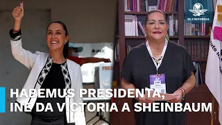 México tiene su primera Presidenta; INE da ventaja a Sheinbaum