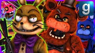 Gmod FNAF | Glitchtrap Gets Hunted Down By Animatronics From The FNAF Movie!