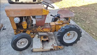 1961-1963 International Harvester Cub Cadet Original mower deck removal and installation.