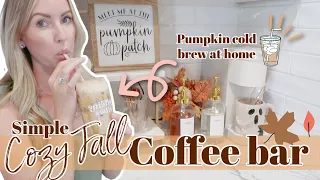 COZY FALL COFFEE BAR / AUTUMN DECORATING / FALL DECORATE WITH ME / TYPICALLY KATIE