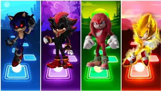 Sonic Exe 🔴 Shadow Exe Sonic 🔴 Knuckles Sonic 🔴 Super Sonic  Sonic Cover Coffin Dance