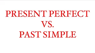 Present Perfect vs. Past Simple // Упражнение на отработку времен // Голицынский