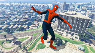 GTA 5 EPIC Parkour Ragdolls/Spider-Man Ep.4 (4K, Euphoria Physics Showcase)