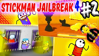 Stickman. Jailbreak 4 #2. Побег из ТЮРЬМЫ. Другие СПОСОБЫ ПОБЕГА. Логическая игра Стикмен 12 Замков