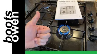 How to adjust the low flame on an LPG gas hob installation(when changing from natural gas to bottle)