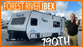 All New IBEX - The SMALLEST Toy Hauler Travel Trailer