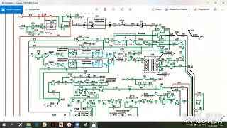 Электрическая схема пуска дизеля тепловоза ТЭМ18ДМ