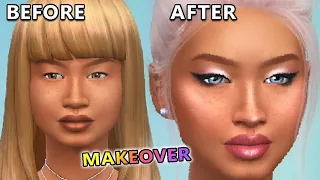 I GAVE MY SIM A MAKEOVER! 😍😍