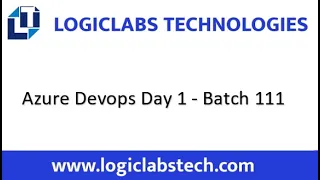 Azure Devops Day 1 - Batch 111