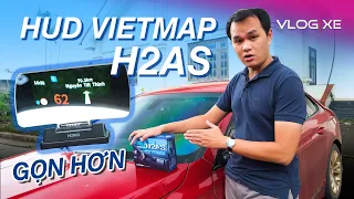 Đánh giá HUD thông minh Vietmap H2AS - Gọn hơn, Chống rung tốt hơn | Vlog Xe