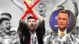 La victoire de Messi à la Coupe du monde était "truquée" selon Van Gaal !