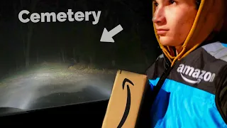Creepy 3am shift as an Amazon Flex delivery driver