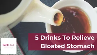 5 Drinks To Relieve Bloated Stomach | #GutCareshorts