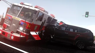 Realistic Car Crashes #5 - BeamNG Drive