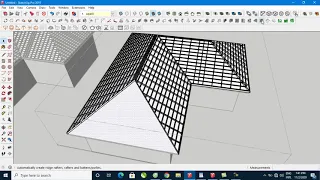 Hướng dẫn vẽ kèo xà gồ và mái tôn cực nhanh trong Sketchup - Plugin Sketchup - 2