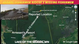 UPDATE: Fishermen Rescue 3 Missing Fishermen