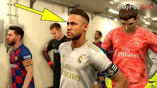 NEYMAR Going To REAL MADRID ? - Full Match & Amazing Goals - REAL MADRID vs BARCELONA - PES 2019 PC