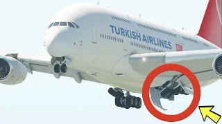Pilot Did This To Save All Passengers Onboard When The Landing Gear Got Stuck [XP11]