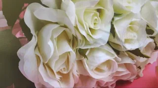 Букет из белых роз ....