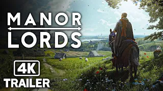 MANOR LORDS Official Gameplay Overview Trailer (2024) 4K