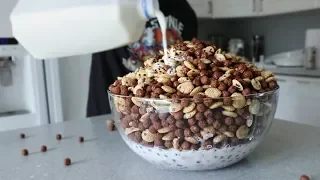 MASSIVE Cookie Crisp + Coco Puffs Bowl (5,000+ Calories)