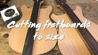 Building DC Guitars - Episode 10 | Shaping fretboards