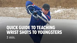 How to Teach Wrist Shots to Youngsters