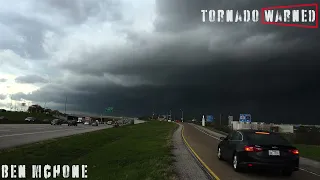 A Close Call For Dallas/Fort Worth - Tornadic Supercells in the Metro - Ominous Skies