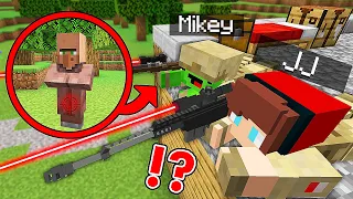 How JJ and Mikey Became Secret Snipers in Minecraft - Maizen
