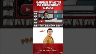 youtubers try not to sing along to İnternet classics
