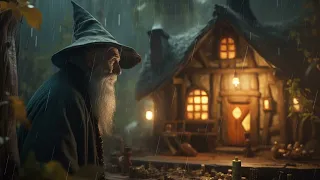 Wizard's Enchanted Forest: Calming Rain and Ambient Fantasy Music for Overthinkers  #stressrelief