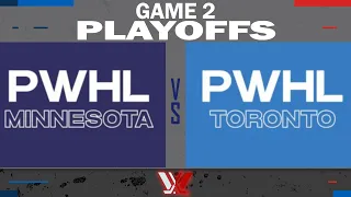 PWHL Playoffs - Semi-Finals: Minnesota vs. Toronto - Game 2 Highlights