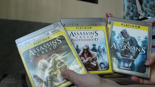 Моя коллекция игр на PS3 и PS4 Assassins Creed БЕЗУМИЕ
