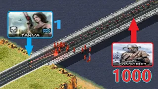 Can Mental Omega Tanya defend the bridge? - Red Alert 2