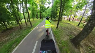 Cycling Around Ąžuolyno Parkas Kaunas | #LetsBike - Family Bike Ride Experience in Kaunas