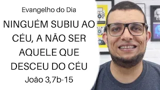 O QUE JESUS QUIS DIZER COM ISSO? (Jo 3,7b-15) | JOÃO CLAUDIO RUFINO