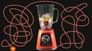 5 Minute Red Fruit Smoothie Timer Bomb