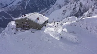 Valanga sul Monte Bianco, le immagini dal drone del vallone