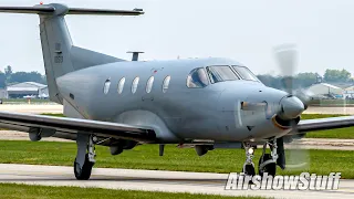 Rare USAF Spec Ops Aircraft Departures - EAA AirVenture Oshkosh 2021