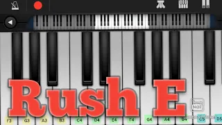 Rush E easy perfect piano tutorial