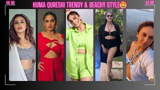 Huma Qureshi Latest Hot Beachwear & Bikini Video| Hot Fashion Trends| Compilations 2024|#humaqureshi