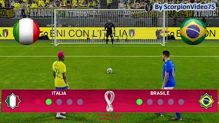 PES 2020 • Italia Vs Brasile  • FIFa World CUP 2022 Calci di Rigore (Scoreboard)